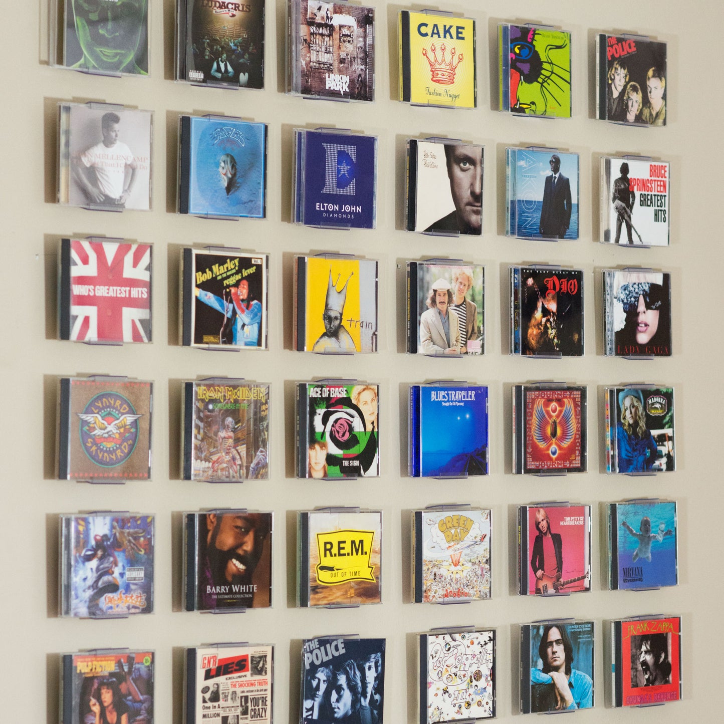 CDMount CD, License Plate and 8 Track Frame Display