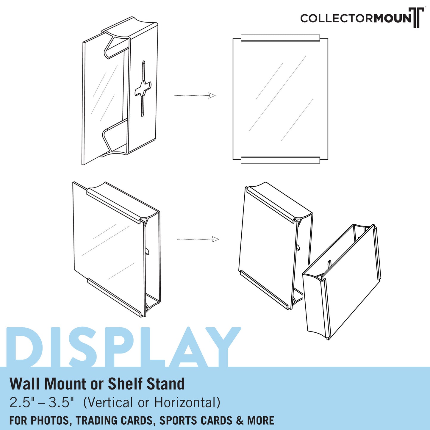 CardMount Trading and Sports Card Frame Display