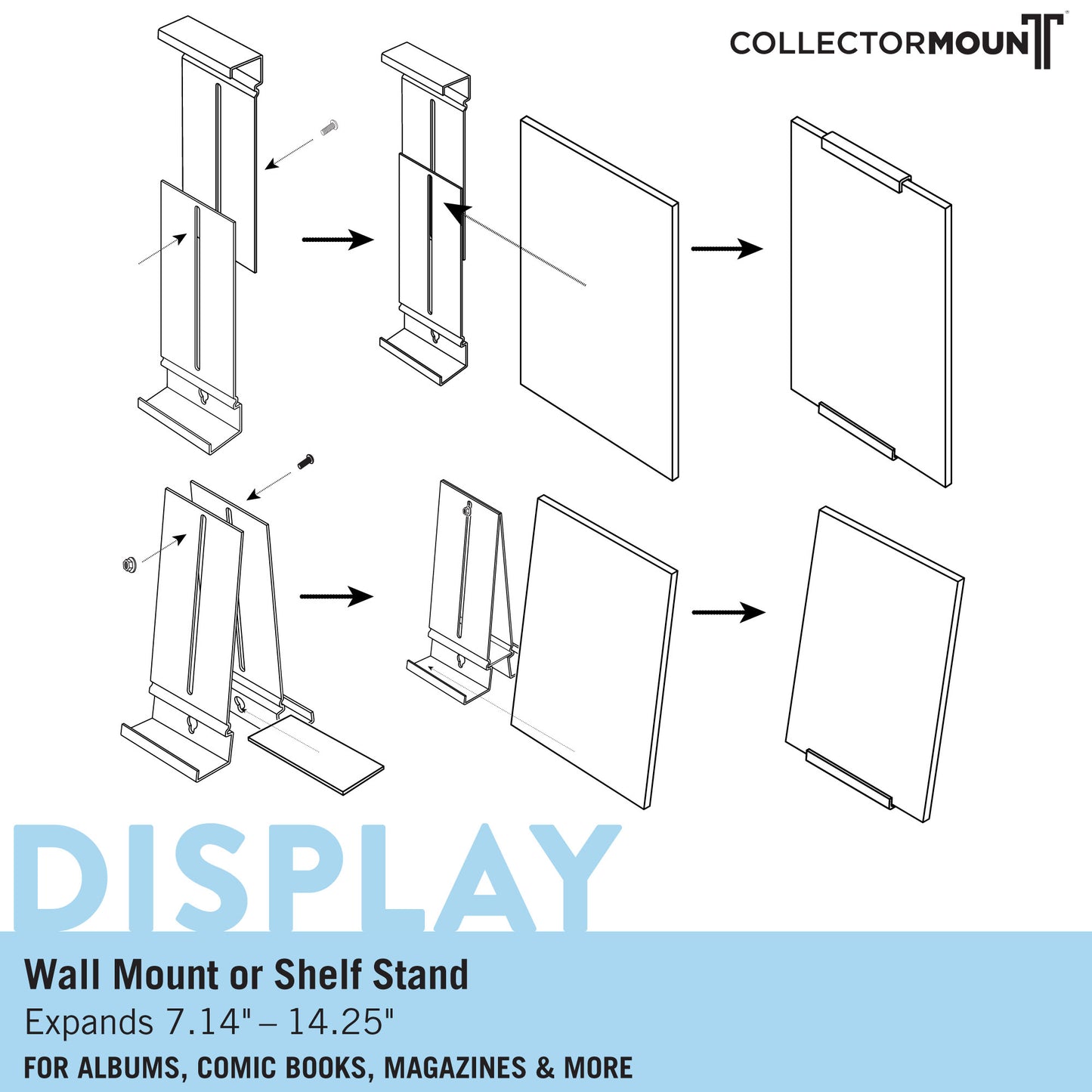 ComicMount Comic Book Frame Display