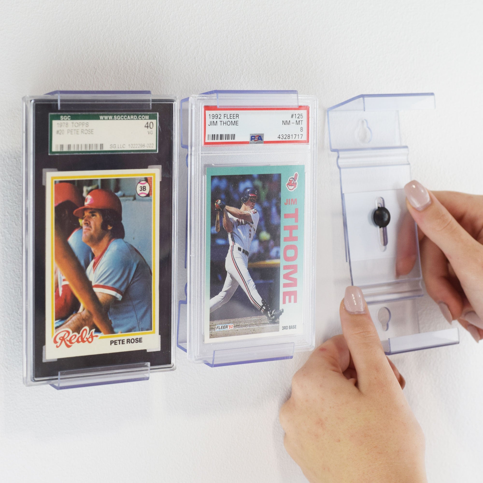 Graded PSA Trading and Sports Card Wall Mount & Shelf Stand Graded PSA Trading and Sports Card Wall Mount & Shelf Stand